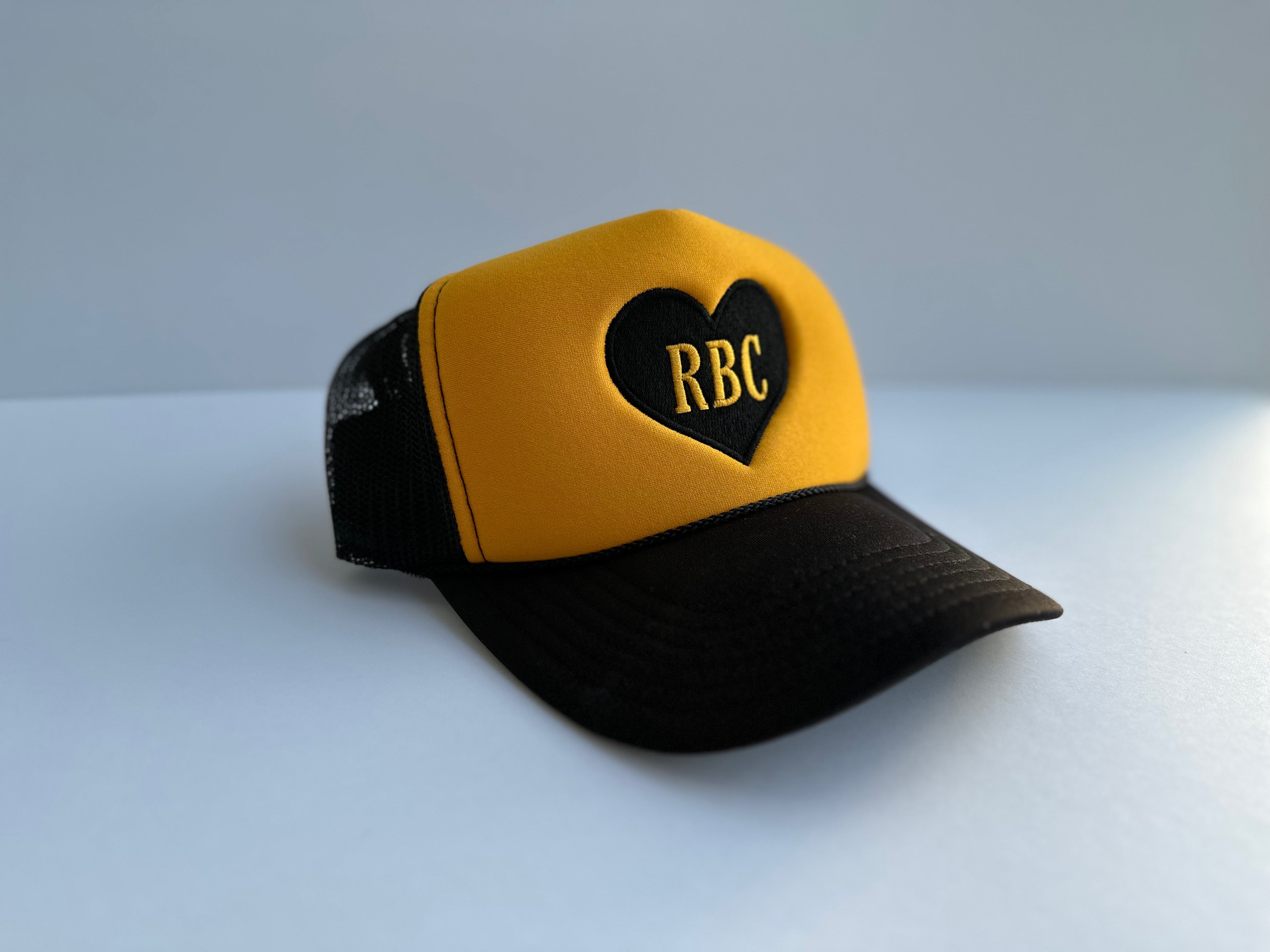 RBC Heart Trucker Hat – Yellow/Black