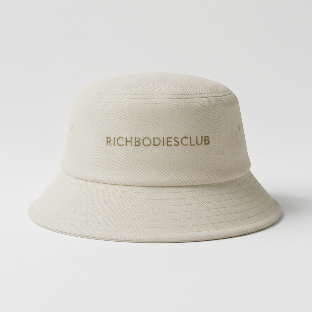 Cream Wordmark Bucket Hat