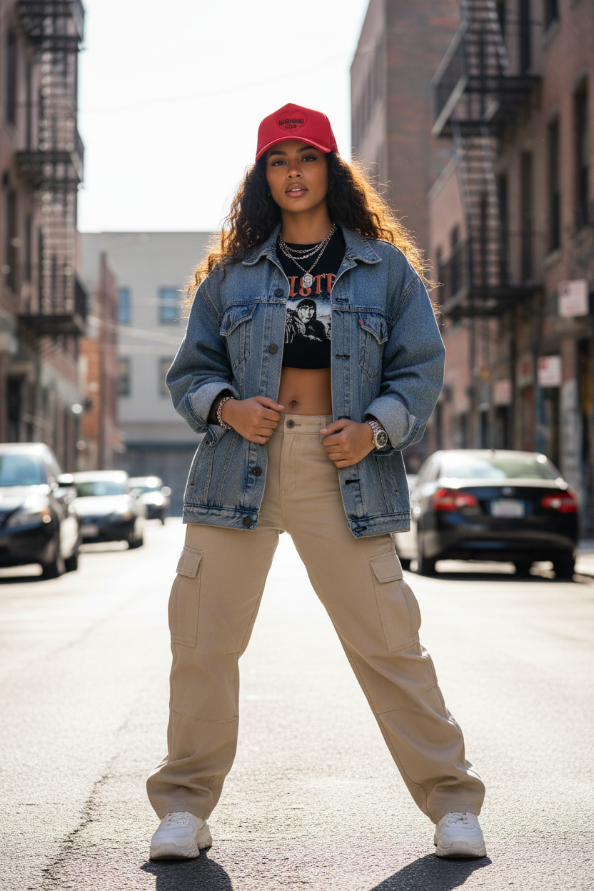 Red Richbodies Club Hat on model