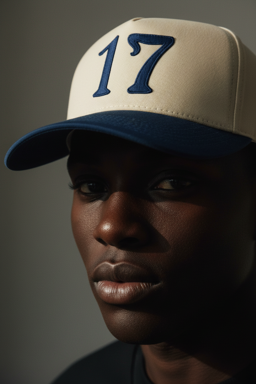 RBC No. 17 hat on model