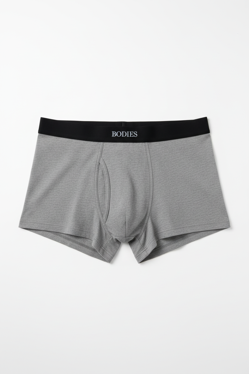 BODIES Grey Brief black waistband
