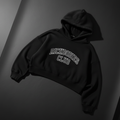 RICHBODIESCLUB Cropped Hoodie - No Drawstrings, No Tag