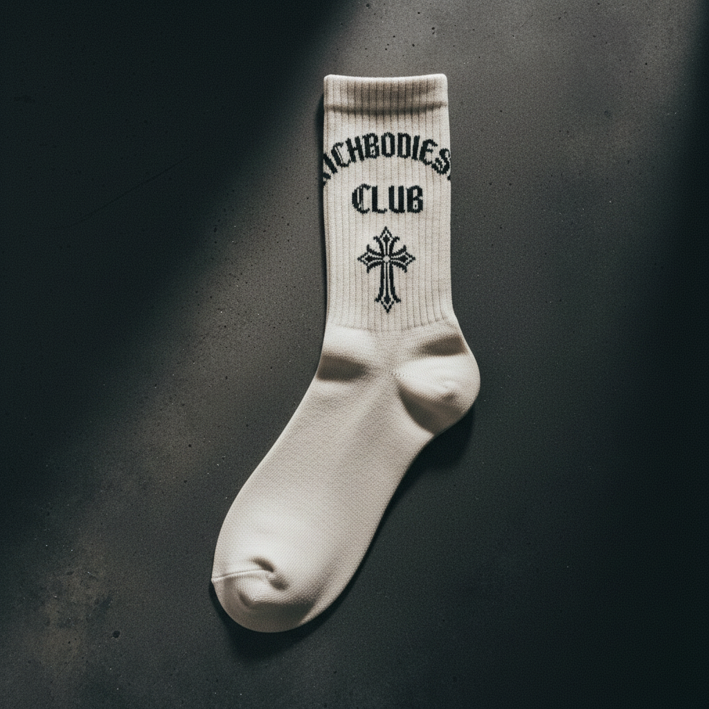 Rich Bodies Club White Sock