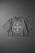 Richbodiesclub Grey Tee - RICHBODIES CLUB Cross